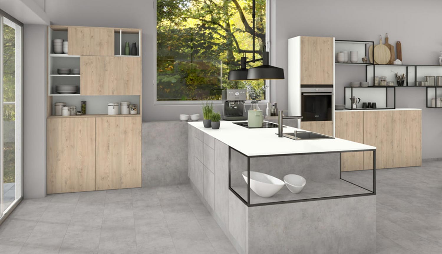 Light Grey Chicago Concrete Worktop