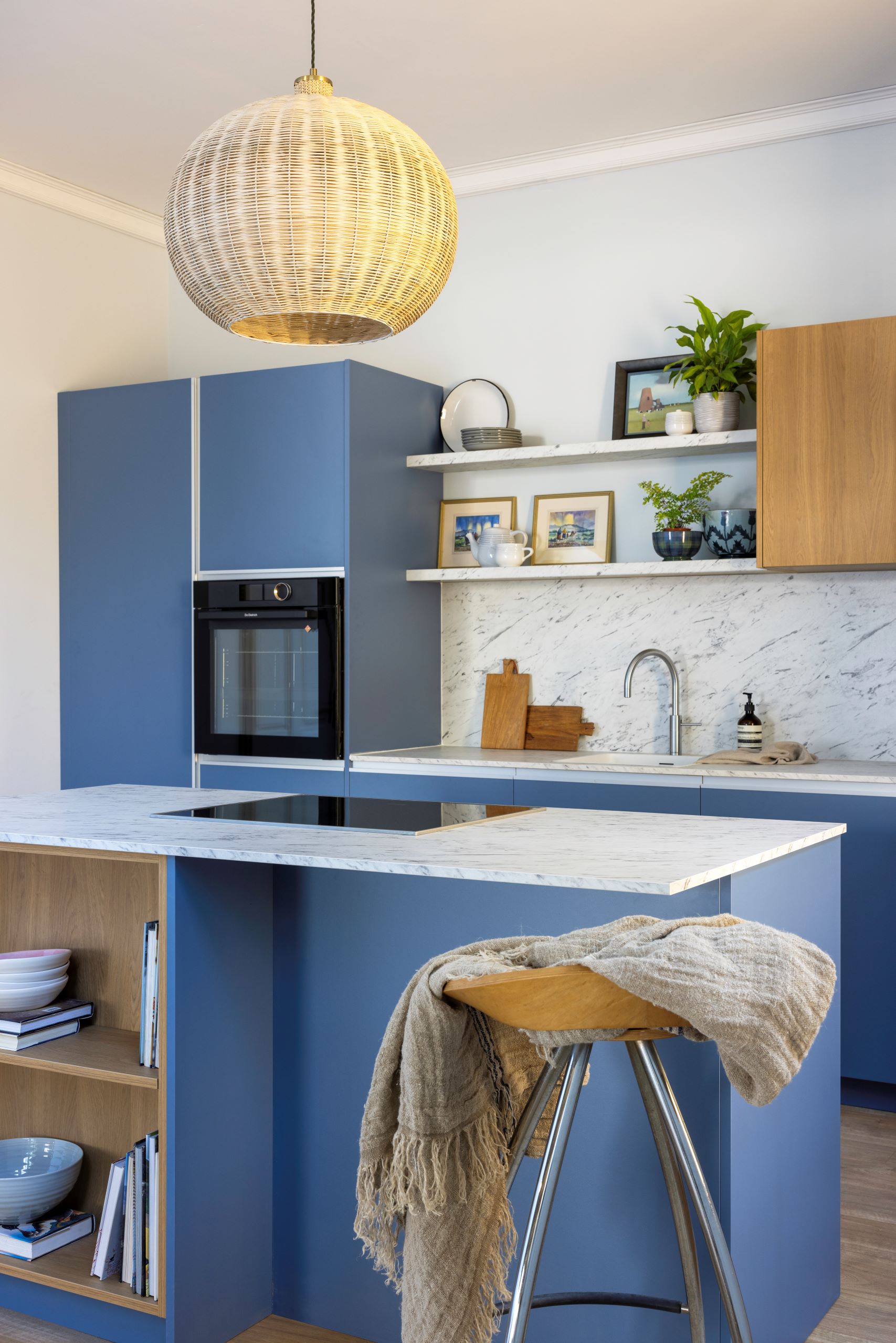 Blue kitchen