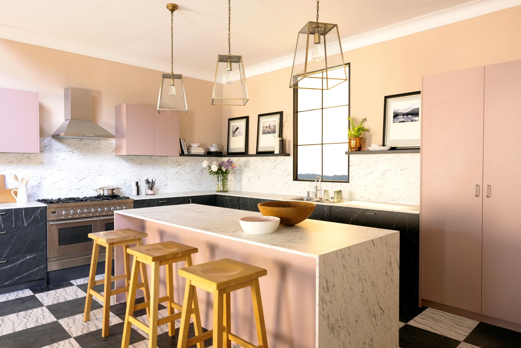 Pink kitchen