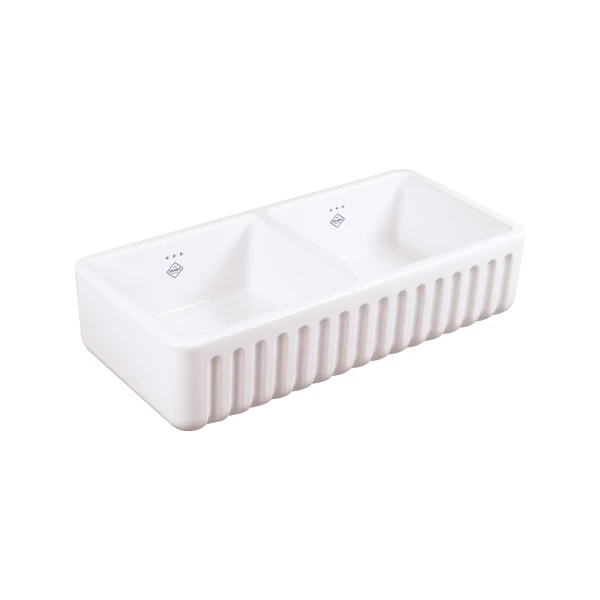 Shaws Ribchester Double White Sink
