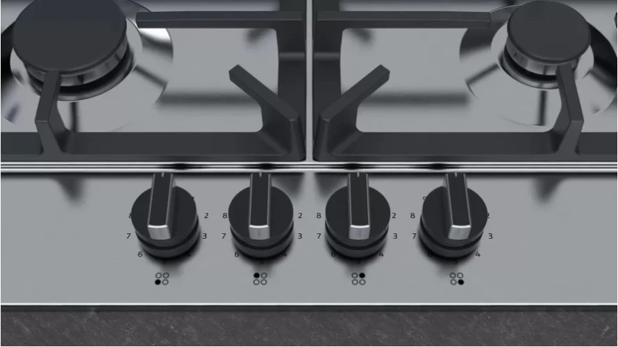NEFF N70 T26CIP8N0 58cm Gas Hob - Stainless Steel