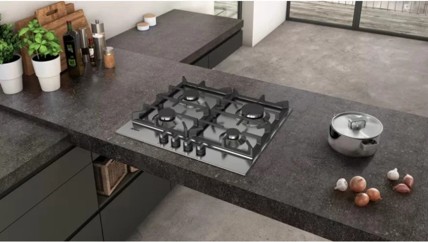 NEFF N70 T26CIP8N0 58cm Gas Hob - Stainless Steel