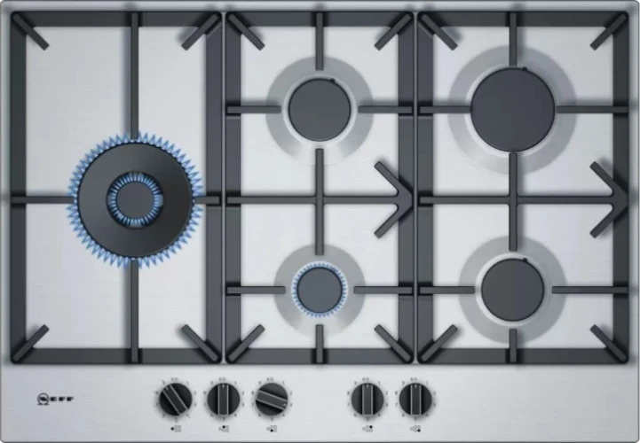 NEFF N70 T27CIS8N0 75cm Gas Hob - Stainless Steel