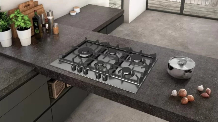 NEFF N70 T27CIS8N0 75cm Gas Hob - Stainless Steel