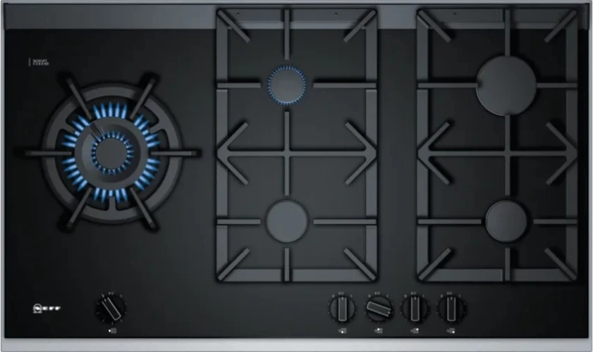 NEFF N90 T29RHS4S0 90cm Gas Hob - Ceramic Glass Black
