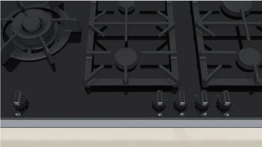 NEFF N90 T29RHS4S0 90cm Gas Hob - Ceramic Glass Black