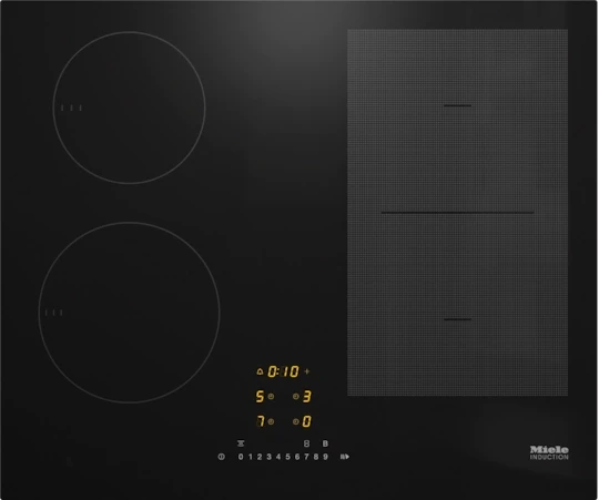 Miele KM7464 FL 60cm Black Induction Hob + Onset Controls