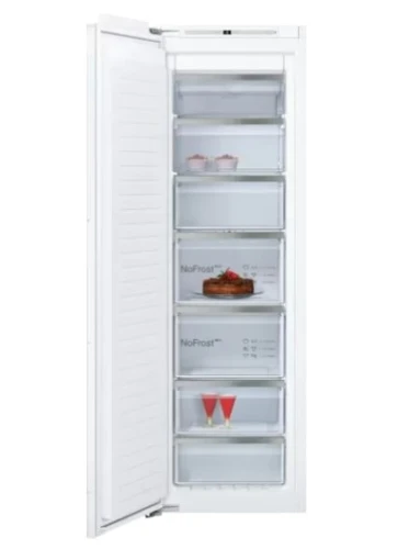 NEFF N90 GI7815CE0G Integrated Frost Free Upright Freezer with Fixed Door Fixing Kit