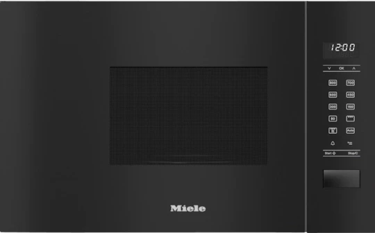 Miele M2234 SC Obsidian Black Built-In Microwave Oven