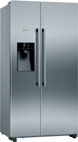 NEFF N70 KA3923IE0G Frost Free American Fridge Freezer - Stainless Steel Effect