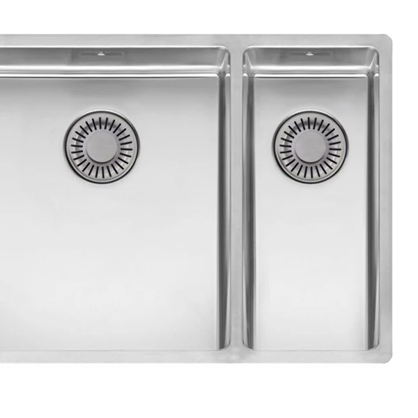 Reginox Stainless Steel Undermount	 Sink New York 34x40+18x40