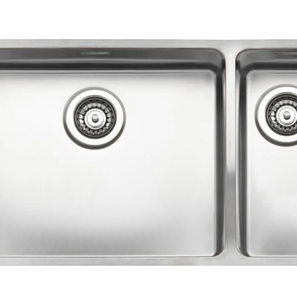 Reginox Stainless Steel Undermount Sink Ohio 50x40+18x40