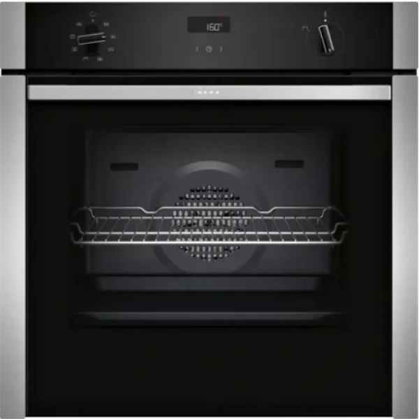 NEFF N50 B4ACF1AN3B Slide & Hide Electric Oven - Stainless Steel
