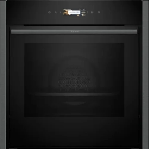 NEFF N70 B54CR71G0B Slide & Hide Single Pyrolytic Oven - Graphite Grey