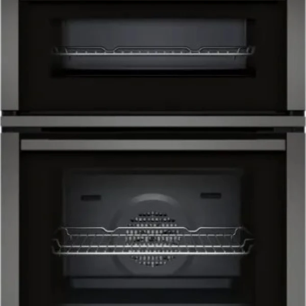 NEFF N50 U2ACM7HG3BElectric Pyrolytic Double Oven - Graphite Grey