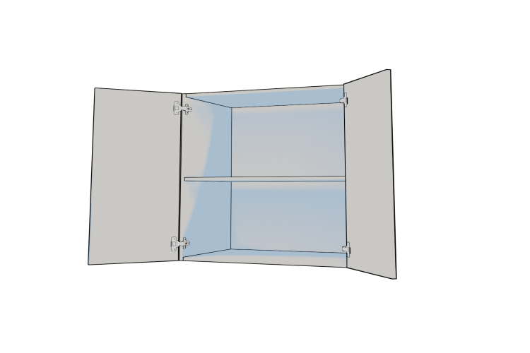 Double Fridge Top Unit