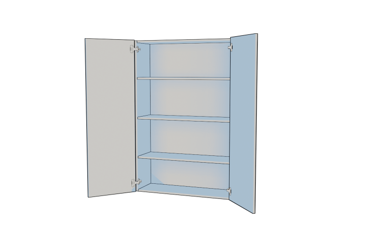 Double Counter Standing Unit