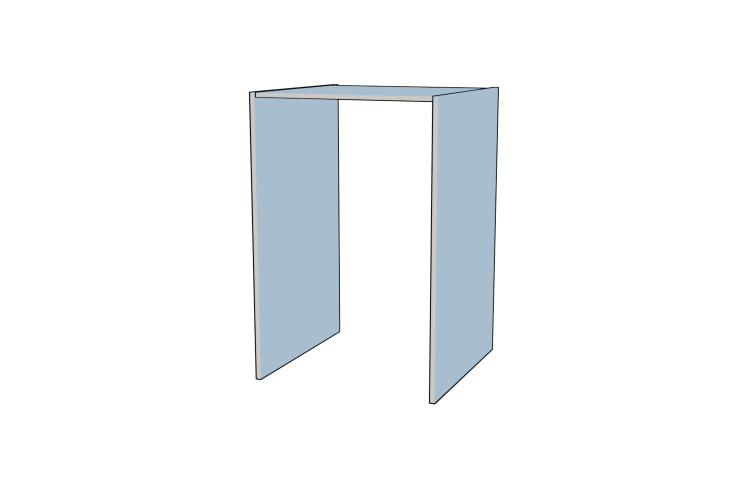 Open Appliance Housing Unit