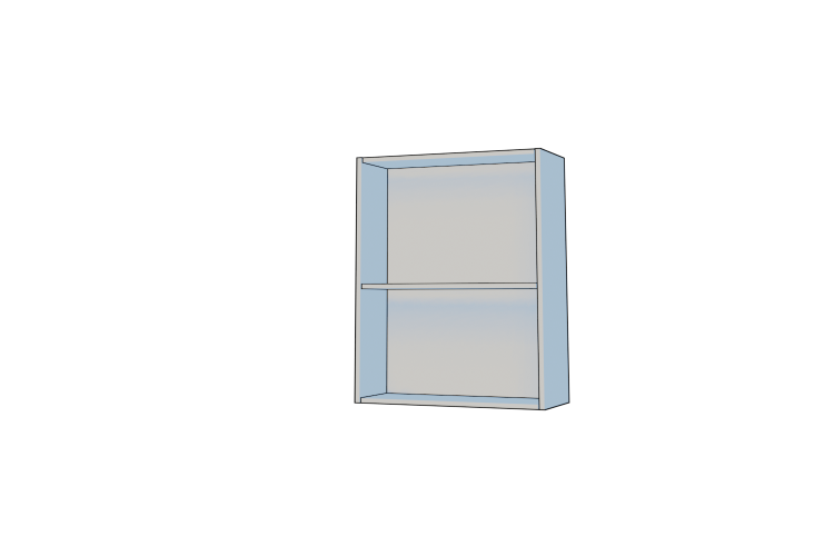 Open Wall Unit 1 shelf