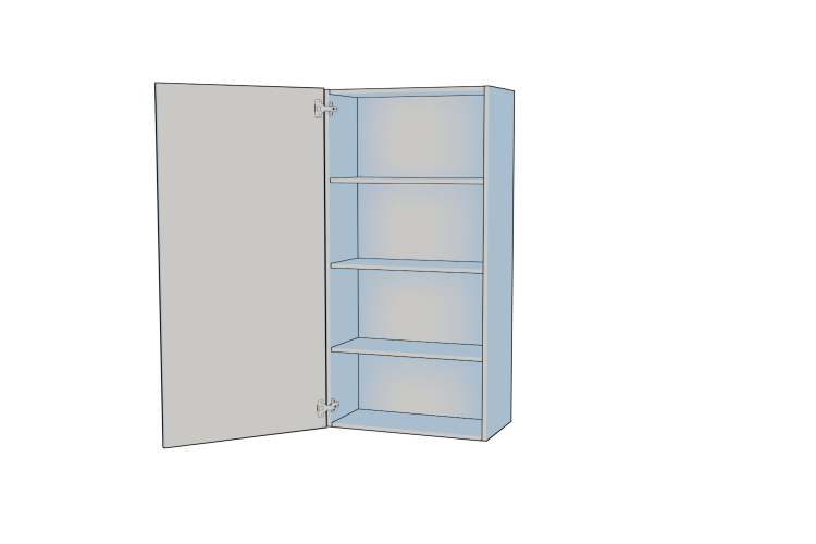 Single Counter Standing Unit