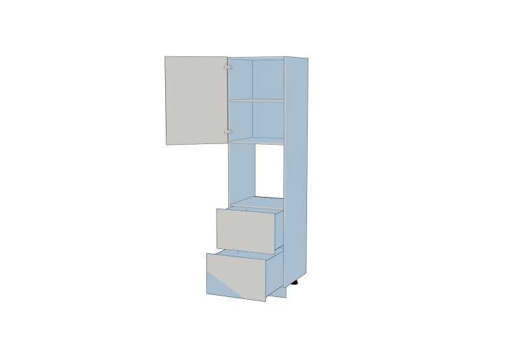  Tall Oven Housing with Drawers